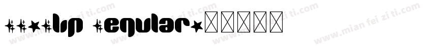HP-Slip Regular字体转换